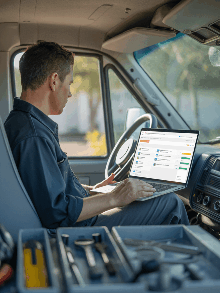 Enquiry and lead generation for tradespeople