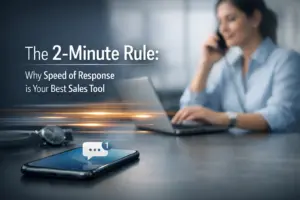 Sales strategy emphasizing quick responses