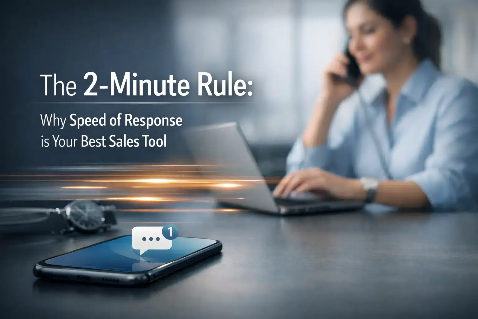 Sales strategy emphasizing quick responses